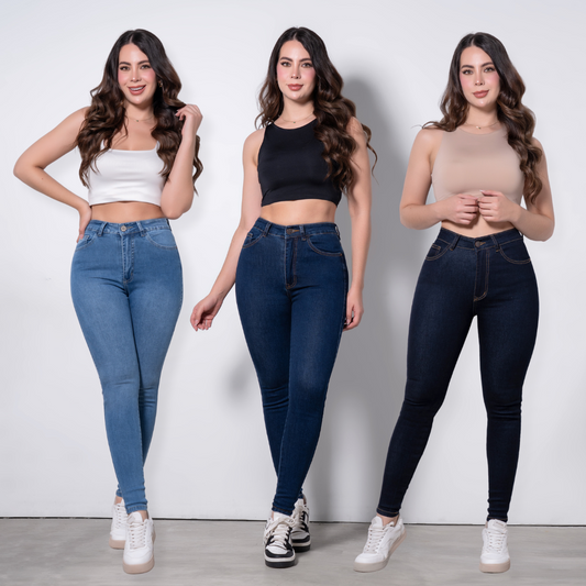 PACK JEANS (3 TONOS)